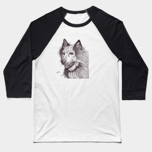 Belgian shepherd groenendael Baseball T-Shirt